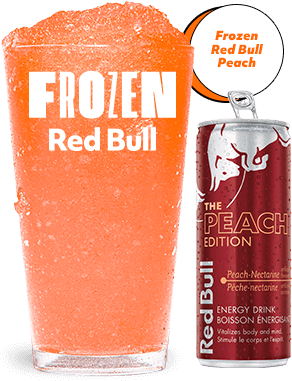 Frozen Red Bull Peach 