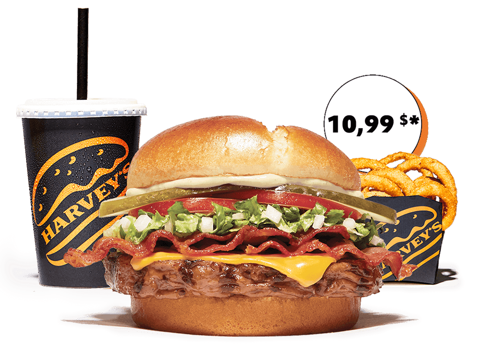 Angus Bacon
Cheeseburger Meal Deal